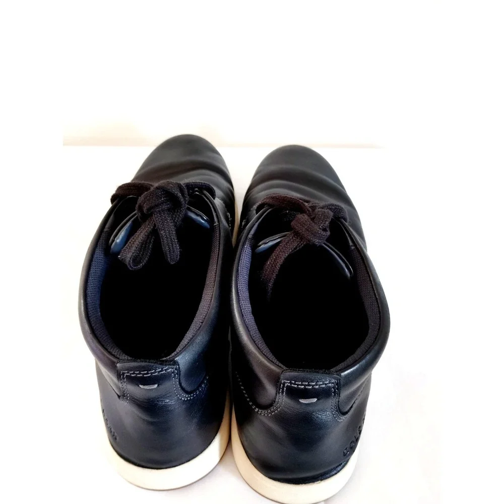EUC Cole Haan Grand.360 Chukka Boots‎ Black White Sole Men 10.5M Preppy Biker